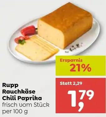 ADEG Rupp Rauchkäse Chili Paprika Angebot