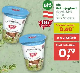 ADEG Bio Naturjoghurt Angebot