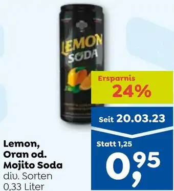 ADEG Lemon, Oran od. Mojito Soda Angebot