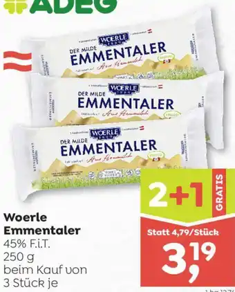 ADEG Woerle Emmentaler Angebot