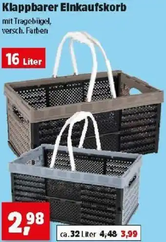 Thomas Philipps Klappbarer Einkaufskorb Angebot