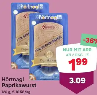 MPreis Hörtnagl Paprikawurst Angebot