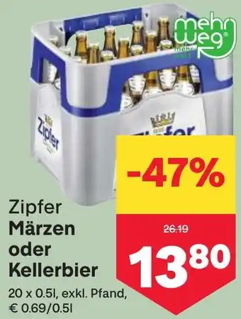 MPreis Zipfer Märzen oder Kellerbier Angebot