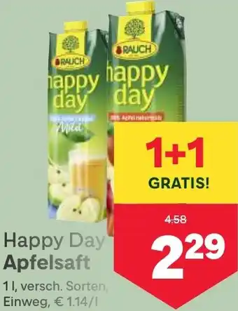 MPreis Happy Day Apfelsaft Angebot