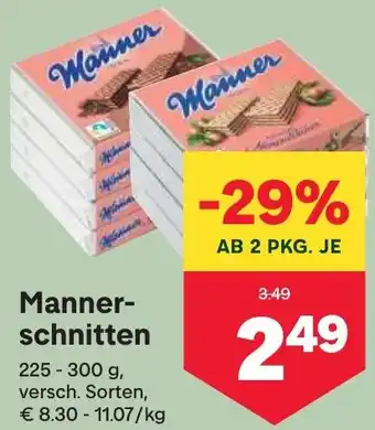 MPreis Manner- schnitten Angebot