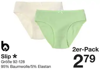 Zeeman Slip Angebot