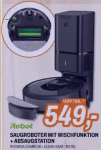 SAUGROBOTER MIT WISCHFUNKTION +ABSAUGSTATION