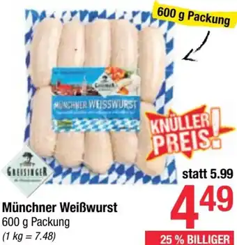 Maximarkt Münchner Weißwurst Angebot