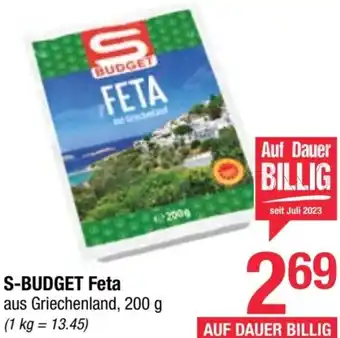 Maximarkt S-BUDGET Feta Angebot