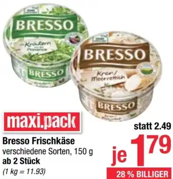 Maximarkt Bresso Frischkäse Angebot