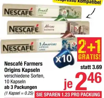 Maximarkt Nescafé Farmers Origins Kapseln Angebot