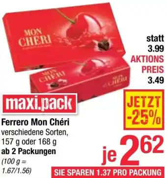 Maximarkt Ferrero Mon Chéri Angebot
