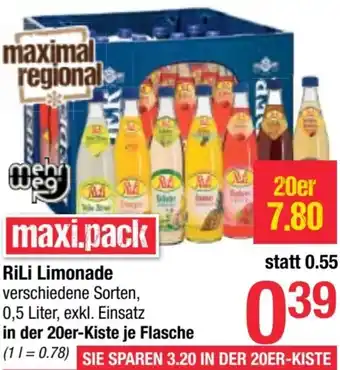 Maximarkt RiLi Limonade Angebot