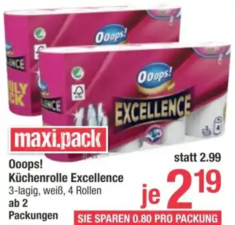 Maximarkt Ooops! Küchenrolle Excellence Angebot