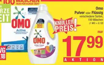 Maximarkt Omo Pulver oder Flüssig Angebot