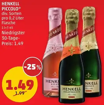 PENNY HENKELL PICCOLO Angebot