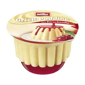 Unimarkt Müller Pudding mit Soße verschiedene Sorten Unimarkt 450 Gramm 1 Becher Angebot