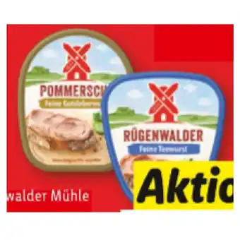 Lidl Rügenwalder Mühle Tee- oder Gutsleberwurst versch. Sorten Lidl 125 Gramm 1 Becher Angebot