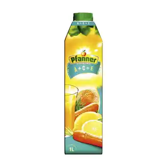 Unimarkt Pfanner ACE Mehrfrucht oder BCE Waldfrucht Säfte Unimarkt 1 Liter 1 Packung Angebot