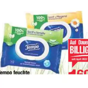 Maximarkt Tempo feuchte Toilettentücher versch. Sorten Maximarkt 42 Stück 1 Packung Angebot