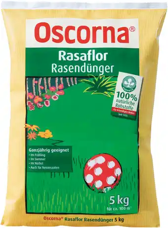 BayWa Oscorna Rasaflor Rasendünger BayWa 5 Kilogramm 1 Packung Angebot