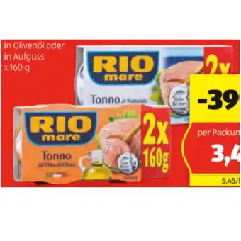 Hofer Rio Mare Thunfischfilets versch. Sorten HOFER 2 Stück 1 Packung Angebot