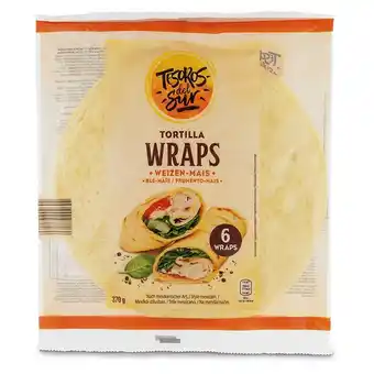 Hofer TESOROS DEL SUR Tortilla Wraps Mexico div. Sorten HOFER 370 Gramm 1 Packung Angebot