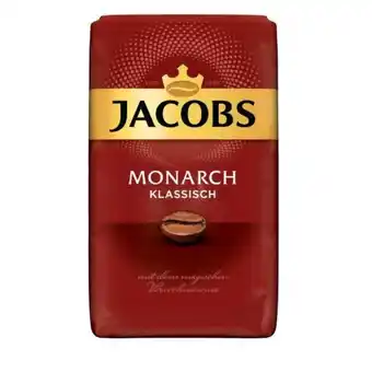 SPAR Gourmet Jacobs Monarch ganze Bohne oder gemahlen SPAR Gourmet 500 Gramm 1 Packung Angebot