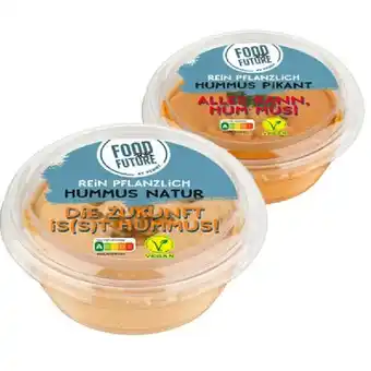 PENNY Food for Future Hummus natur od. pikant Penny 200 Gramm 1 Becher Angebot