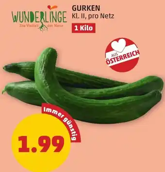 PENNY GURKEN 1 Kilo Angebot