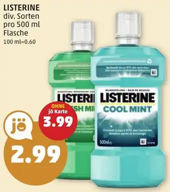 PENNY LISTERINE 500ml Angebot