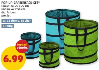 PENNY POP-UP-GARTENSACK-SET Angebot