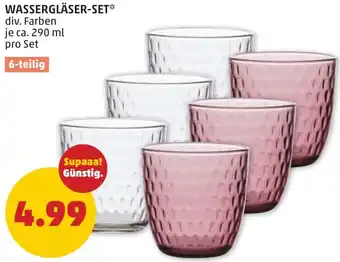 PENNY WASSERGLÄSER-SET Angebot