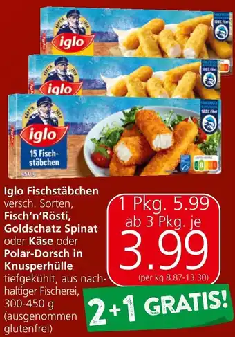 Interspar Iglo Fischstäbchen Angebot