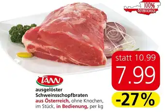 Interspar ausgelöster Schweinsschopfbraten Angebot