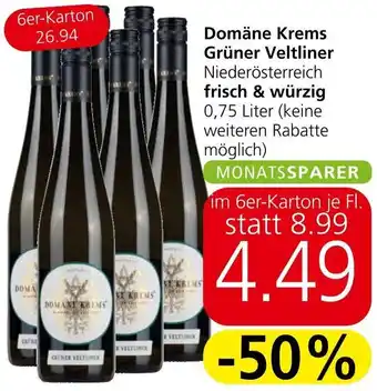 Interspar Domäne Krems Grüner Veltliner Angebot