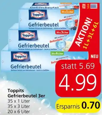 Interspar Toppits Gefrierbeutel Angebot