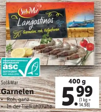 Lidl Garnelen 400g Angebot