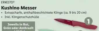 Lidl Kushino Messer Angebot