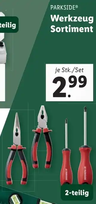 Lidl Werkzeug Sortiment Angebot