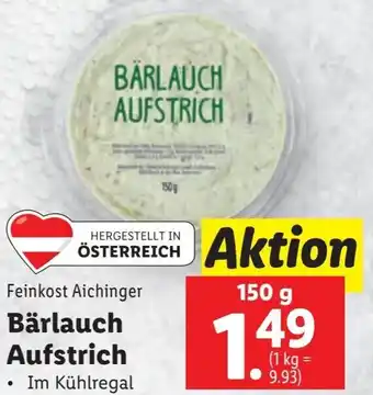 Lidl Bärlauch Aufstrich 150g Angebot