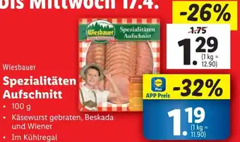 Lidl Spezialitäten Aufschnitt Angebot