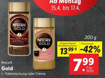 Lidl Nescafé Gold 200g Angebot