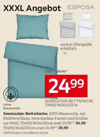 XXXLutz SEERSUCKER-BETTWÄSCHE Angebot