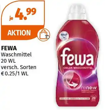 Müller FEWA Waschmittel 20 WL Angebot
