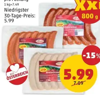 PENNY Käsekrainer Angebot