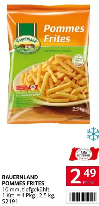 Transgourmet BAUERNLAND POMMES FRITES Angebot