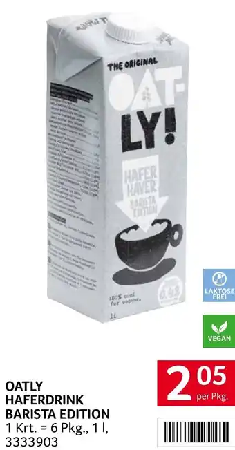 Transgourmet OATLY HAFERDRINK BARISTA EDITION Angebot