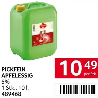 Transgourmet PICKFEIN APFELESSIG Angebot