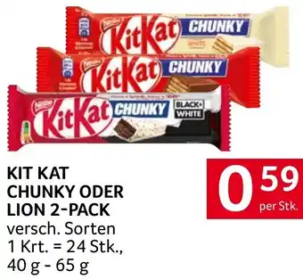 Transgourmet KIT KAT CHUNKY ODER LION 2-PACK Angebot